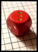 Dice : Dice - 6D Pipped - Red 1 2 3 only - Etsy July 2011